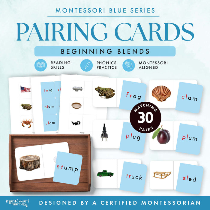 Blue Series Pairing Cards Beginning Blends