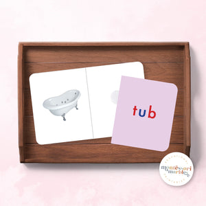 Montessori Pink Series Pairing Cards