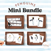 Penguins mini bundle for winter wildlife — ages 3-6