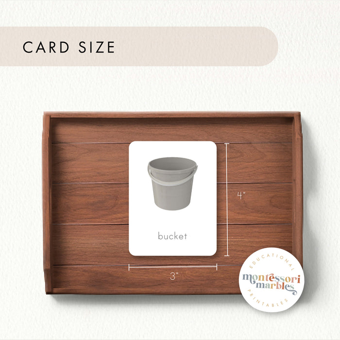 Practical Life Tools Nomenclature Cards
