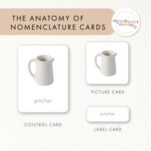 Load image into Gallery viewer, Practical Life Tools Nomenclature Cards
