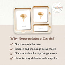 Load image into Gallery viewer, Practical Life Tools Nomenclature Cards
