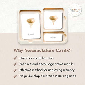 Practical Life Tools Nomenclature Cards