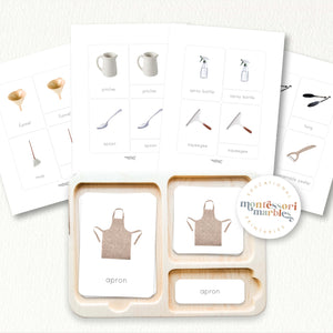 Practical Life Tools Nomenclature Cards