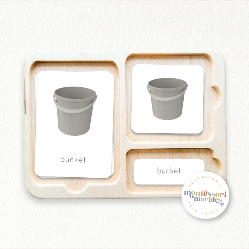 Practical Life Tools 3-Part Cards
