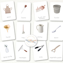 Load image into Gallery viewer, Practical Life Tools Nomenclature Cards
