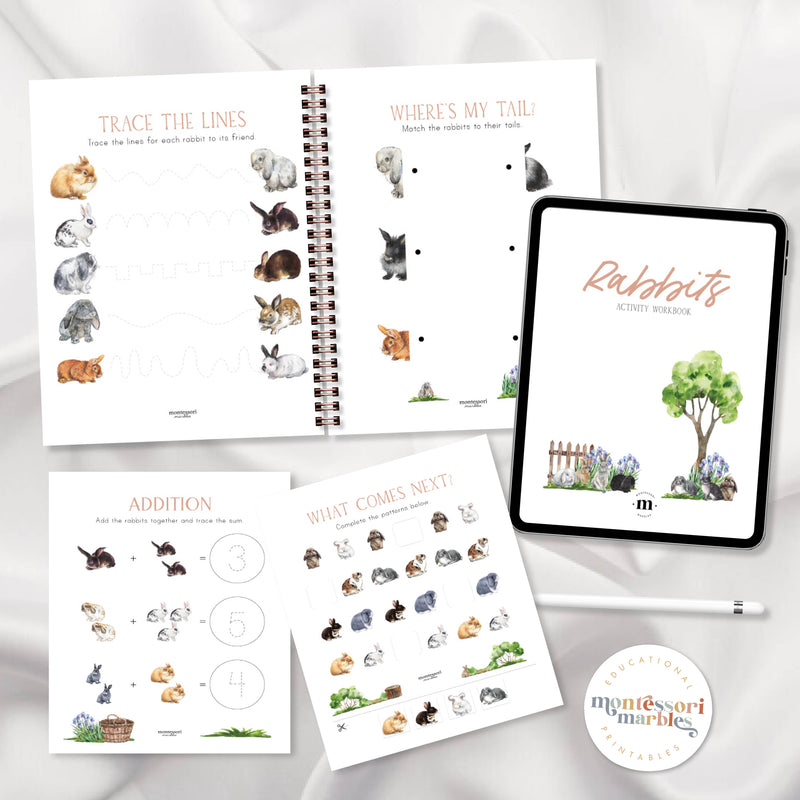 Rabbits Activity Workbook