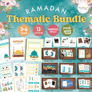Ramadan cultural activities mega bundle for ages 3-6