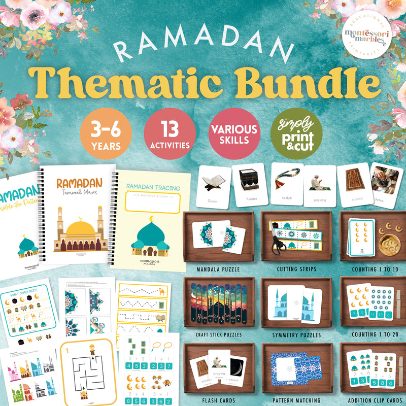 Ramadan cultural activities mega bundle for ages 3-6