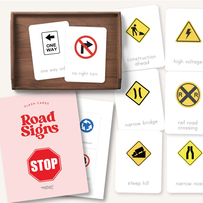 Road Signs Flash Cards