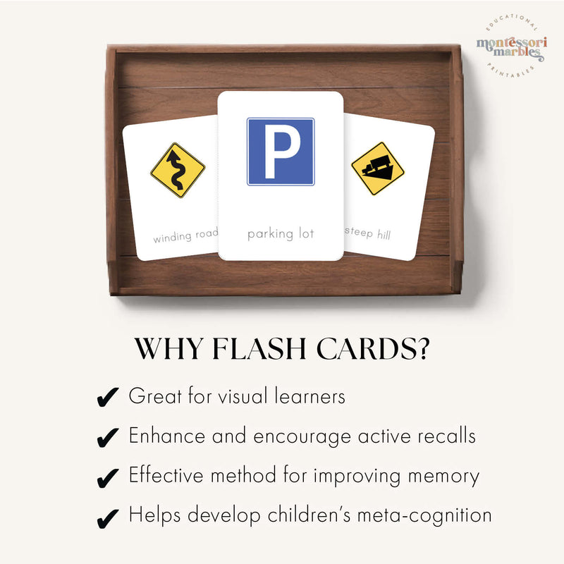 Road Signs Flash Cards