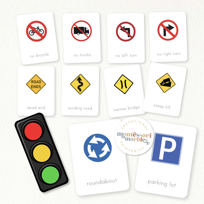 Road Signs Flash Cards