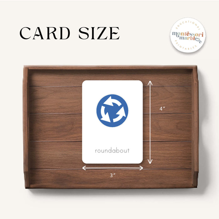 Road Signs Flash Cards