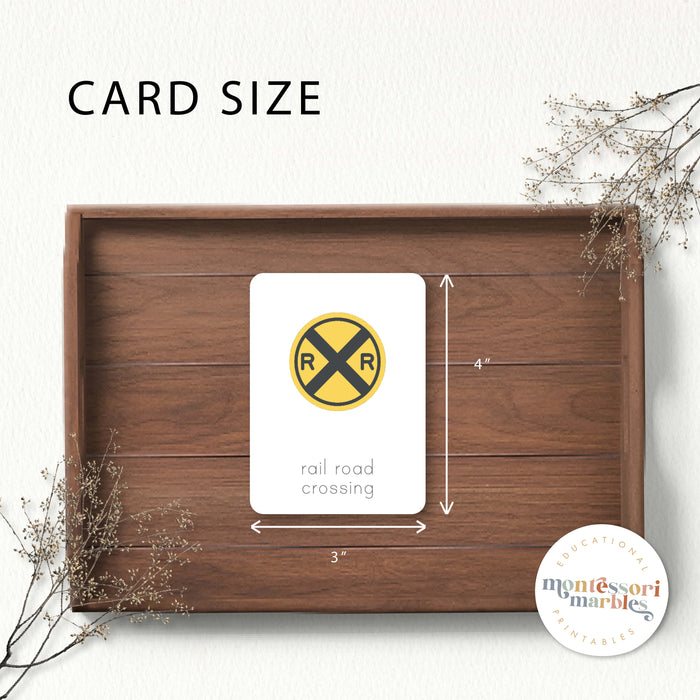 Road Signs Flash Cards