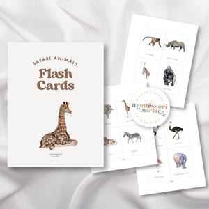 Safari Animals Flash Cards