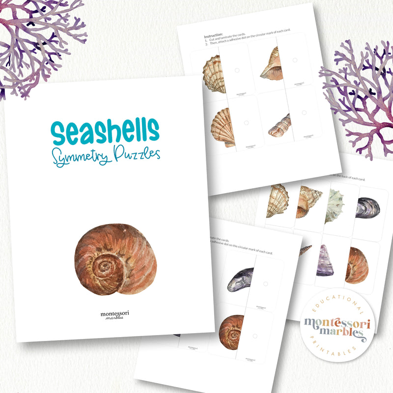 Seashells Two-Piece Puzzles