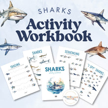 Load image into Gallery viewer, Sharks Activity Workbook
