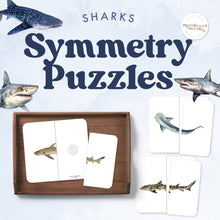 Load image into Gallery viewer, Sharks Symmetry Puzzles
