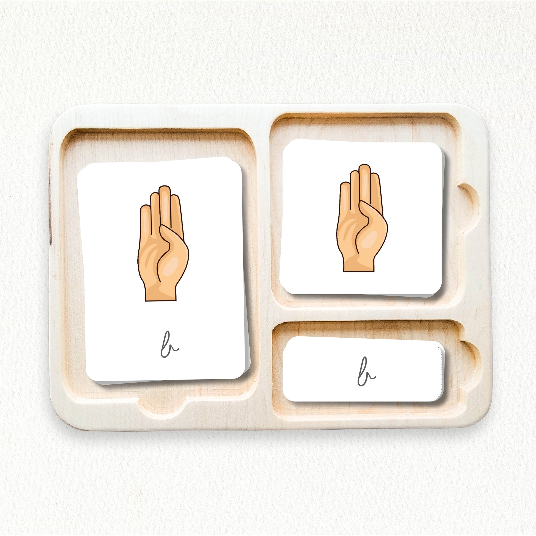 ASL Nomenclature Cards Cursive | Sign Language Alphabet Ages 5-9 ...