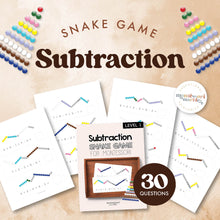 Load image into Gallery viewer, Snake Game Subtraction Workbook
