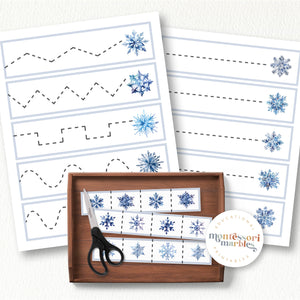 Snowflakes Cutting Strips