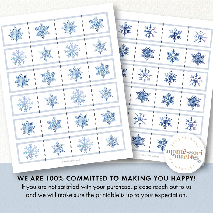 Snowflakes Cutting Strips