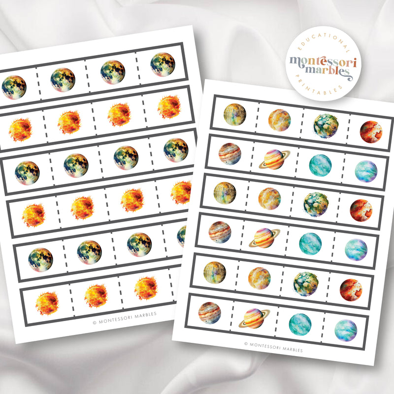 Solar System Cutting Strips
