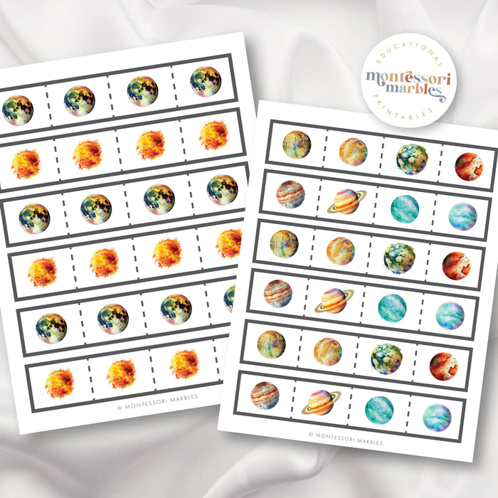 Solar System Cutting Strips
