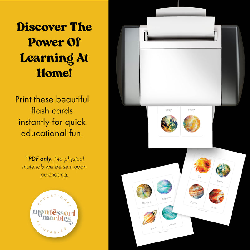 Solar System Flash Cards