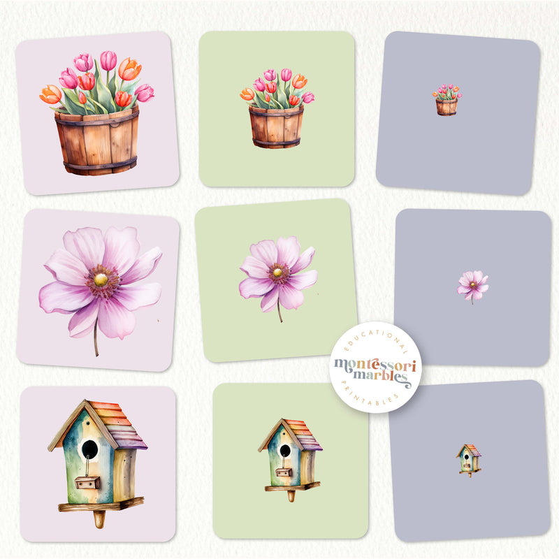 Spring Objects Size Sorting