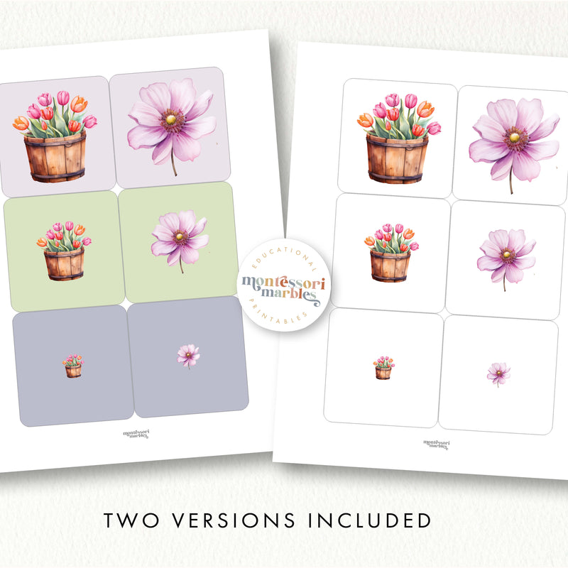Spring Objects Size Sorting