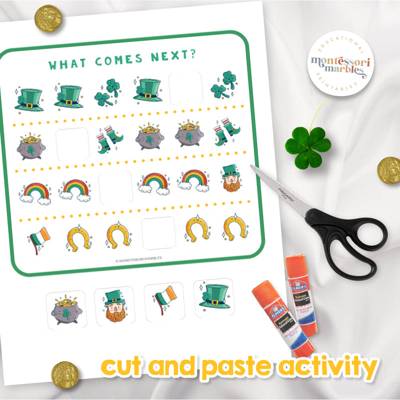 ST. PATRICK'S DAY Complete The Patterns