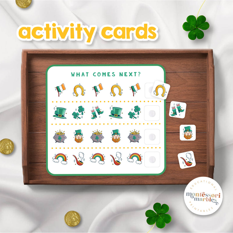 ST. PATRICK'S DAY Complete The Patterns