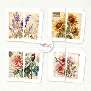 Stamps Two-Piece Puzzles