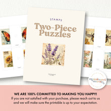 Load image into Gallery viewer, Stamps Two-Piece Puzzles
