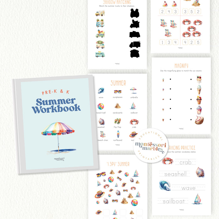 Summer Mini Activity Workbook