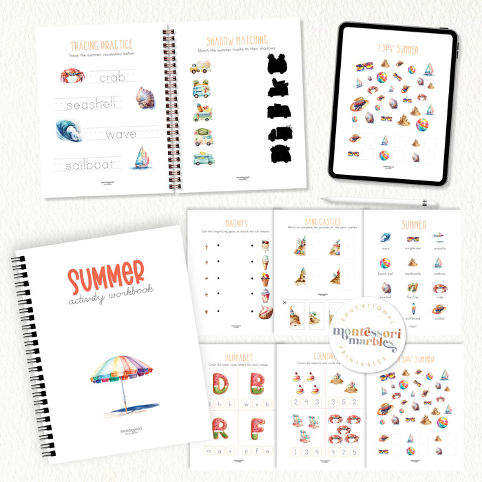 Summer Mini Activity Workbook - PreK & Kindergarten