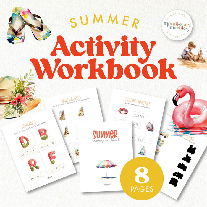 Summer Mini Activity Workbook - PreK & Kindergarten