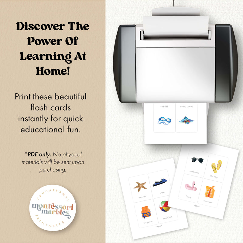 Summer Flash Cards