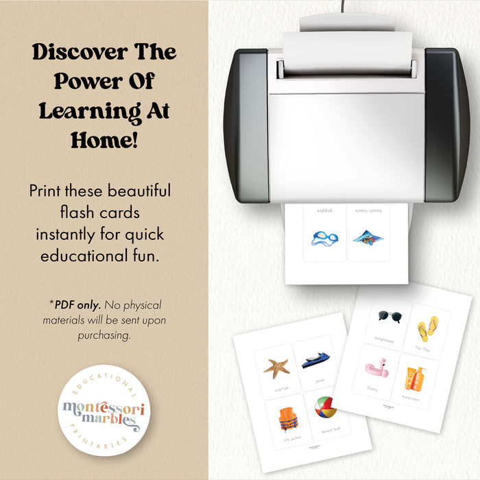 Summer Flash Cards