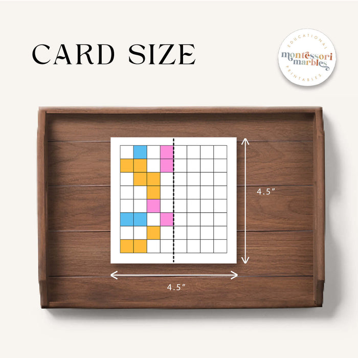 Symmetry Grids Coloring Cards
