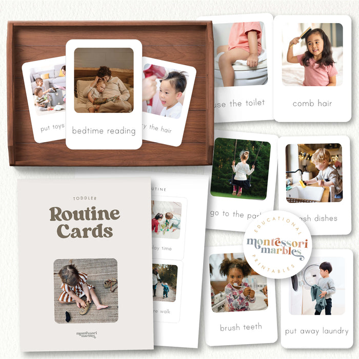 Montessori Toddler Routine Cards