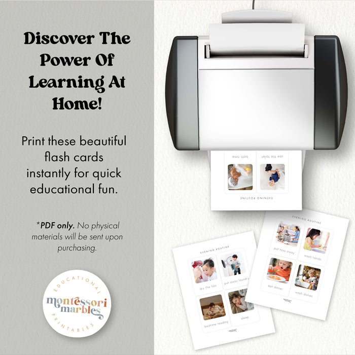 Montessori Toddler Routine Cards