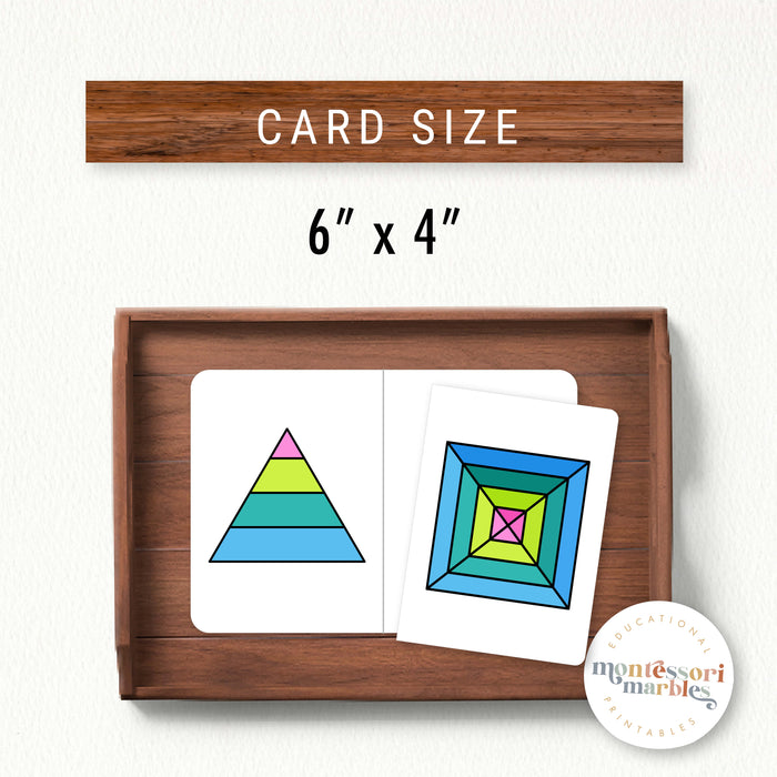 Top & Side Views Matching Cards Level 2