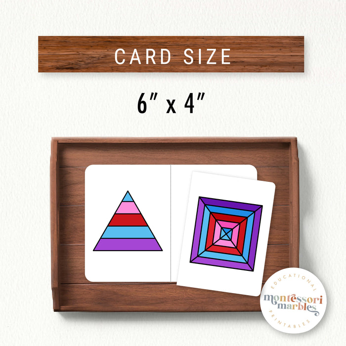 Top & Side Views Matching Cards Level 3