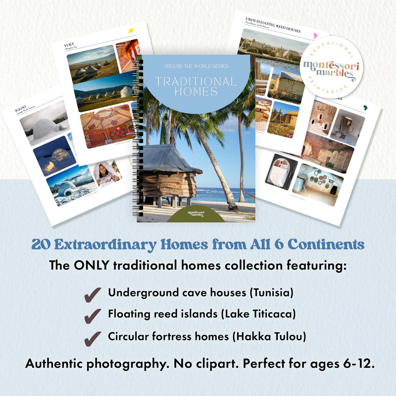 Traditional Homes Around the World Photo Binder