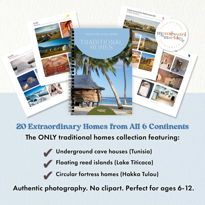 Traditional Homes Around the World Photo Binder