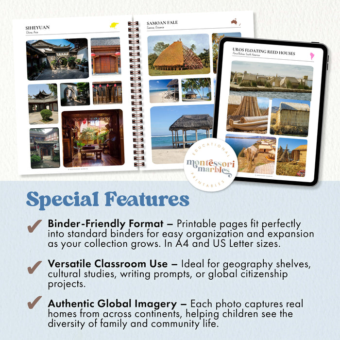 Traditional Homes Around the World Photo Binder