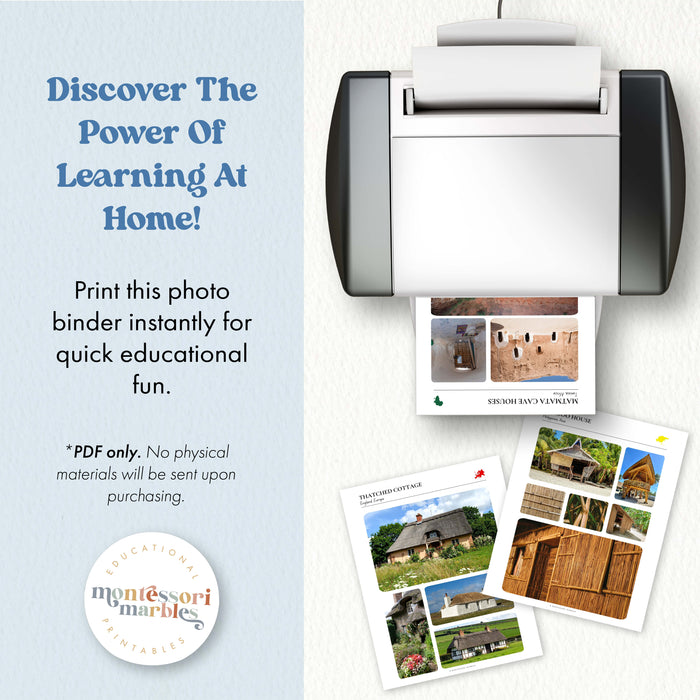 Traditional Homes Around the World Photo Binder