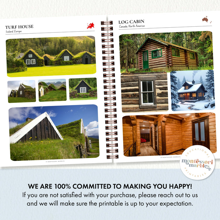 Traditional Homes Around the World Photo Binder